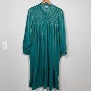 Lane Bryant Vintage Zip House Coat, Sz 1X, Pintuck Pleats, Great Condition
